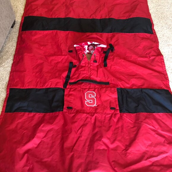 Uphill - Stanford Cardinal Stadium Sports Poncho/Fleece Blanket - NEW/Never used - Picture 4 of 8